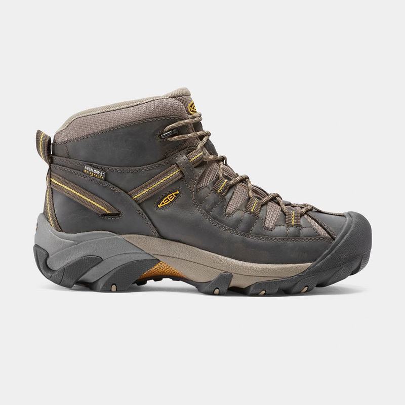 Keen Targhee II Waterproof Mid Mens Hiking Boots Chocolate Online NZ (8613-HPGJF)